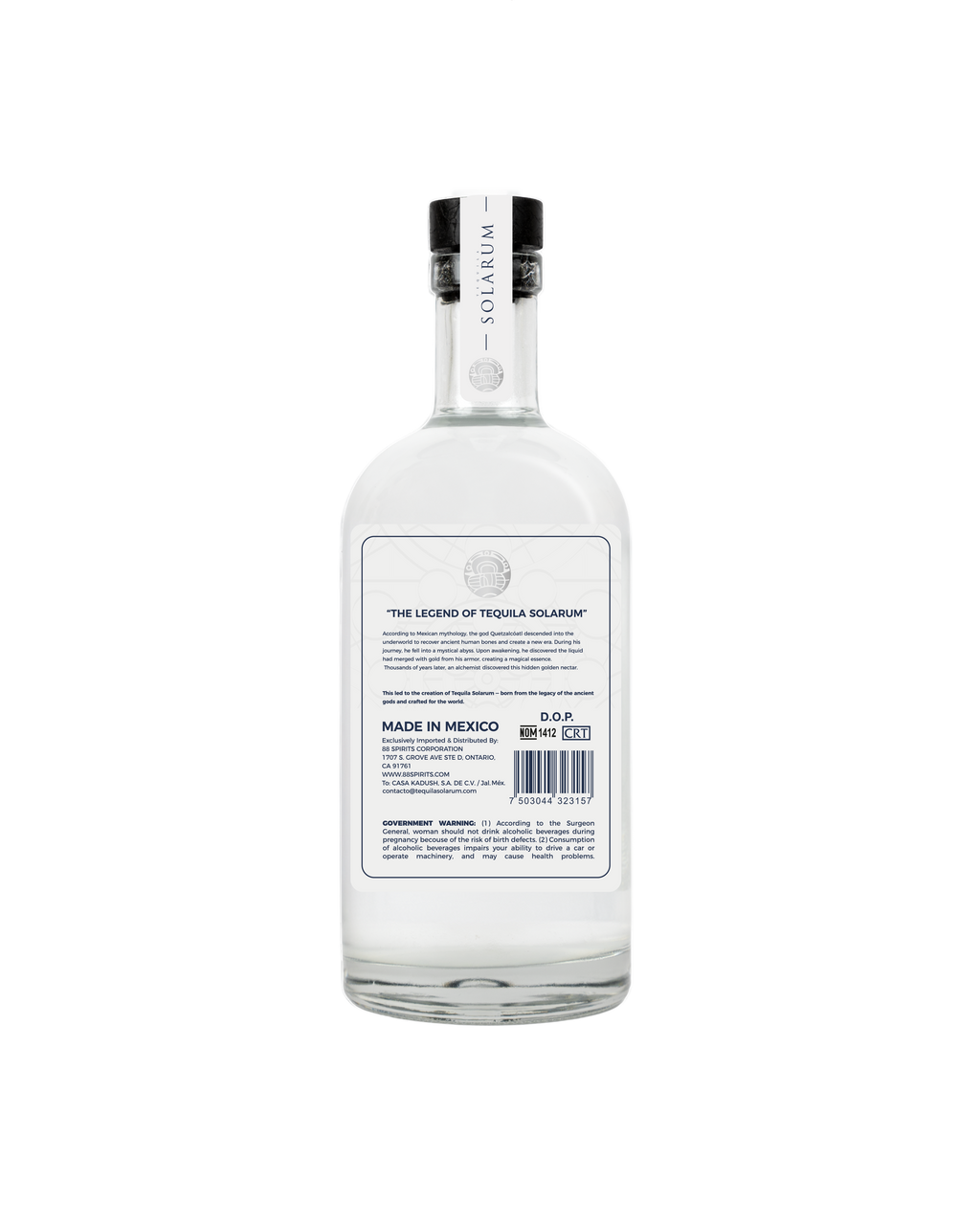 Tequila Solarum Plata 750 ml