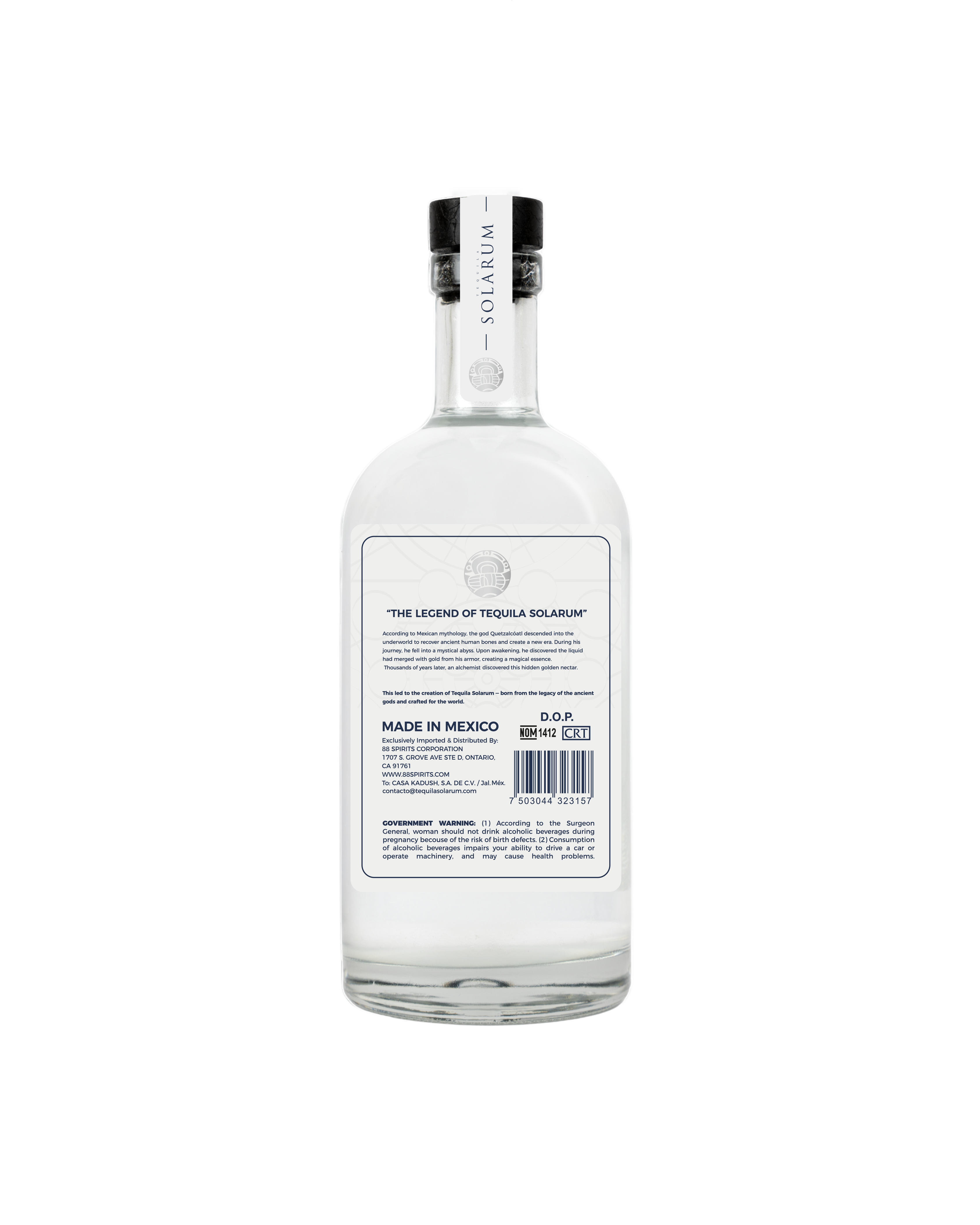 Tequila Solarum Plata 750 ml
